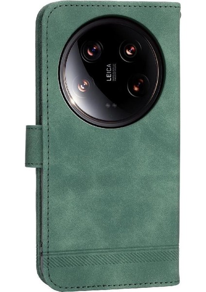 Xiaomi 14 Ultra Nakit Cep Manyetik Kapatma Kart Yuvaları Için Flip Case (Yurt Dışından) modelleri