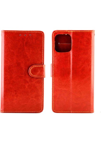 IPhone 12 Için Flip Case Pro Manyetik Kapatma Kart Tutucu Darbeye Pu (Yurt Dışından)