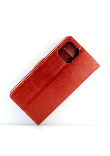IPhone 12 Için Flip Case Pro Manyetik Kapatma Kart Tutucu Darbeye Pu (Yurt Dışından)
