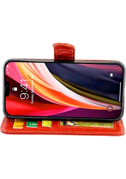 IPhone 12 Için Flip Case Pro Manyetik Kapatma Kart Tutucu Darbeye Pu (Yurt Dışından)