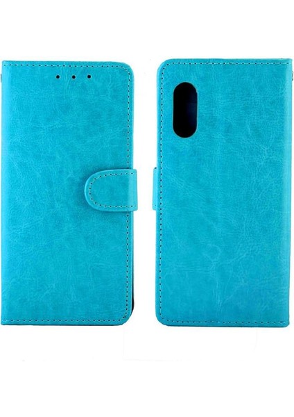 SZY Mall Samsung Galaxy Xcover Pro Kickstand Kart Tutucu Pu Deri Için Flip Case (Yurt Dışından)