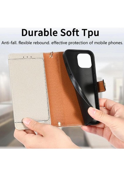 T-Mobile Revvl 7 5g Cüzdan Rfıd Engelleme Fermuar Aşk Durumda Flip Case (Yurt Dışından)