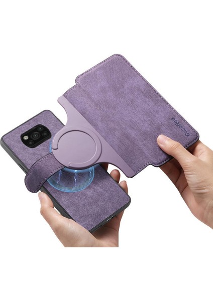 Xiaomi Poco X3 Nfc Retro Mıknatıs Koruyucu Malzeme Cüzdan Için Flip Case (Yurt Dışından)