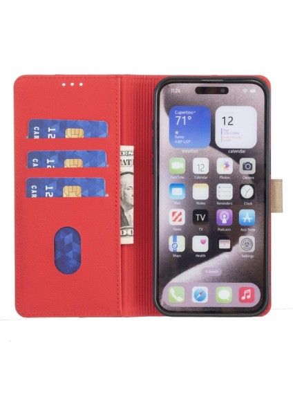 IPhone 12 Kart Yuvaları Tutucu Kickstand Rfıd Engelleme Flip Tpu Için Flip Case (Yurt Dışından)