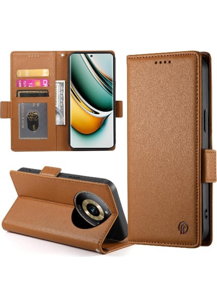 Realme 11 Pro Flip Kartvizit Yuvaları Cüzdan Günlük Kullanım Için Flip Case (Yurt Dışından)