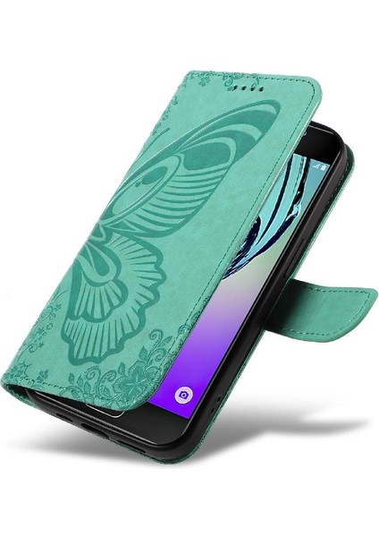 SZY Mall Samsung Galaxy A3 Için Flip Case 2016 Ayrılabilir El Kayışı Kabartmalı Yüksek (Yurt Dışından)