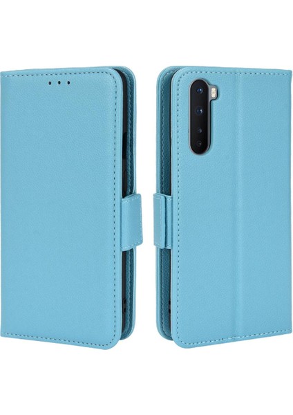 Oneplus Nord Manyetik Cüzdan Kart Yuvaları Için Kılıf Tutucu Pu Deri Yan (Yurt Dışından)