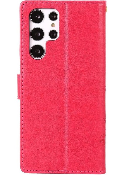 Samsung Galaxy S22 Için Filp Durumda Ultra 5g Bilek Kayışı Kart Tutucu Pu (Yurt Dışından)
