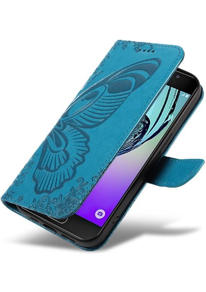 SZY Mall Samsung Galaxy A3 Için Flip Case 2016 Ayrılabilir El Kayışı Kabartmalı Yüksek (Yurt Dışından)