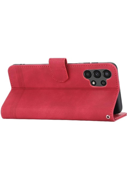 Samsung Galaxy A13 Premium Kart Yuvaları Bileklik Manyetik Için Flip Case (Yurt Dışından) modelleri