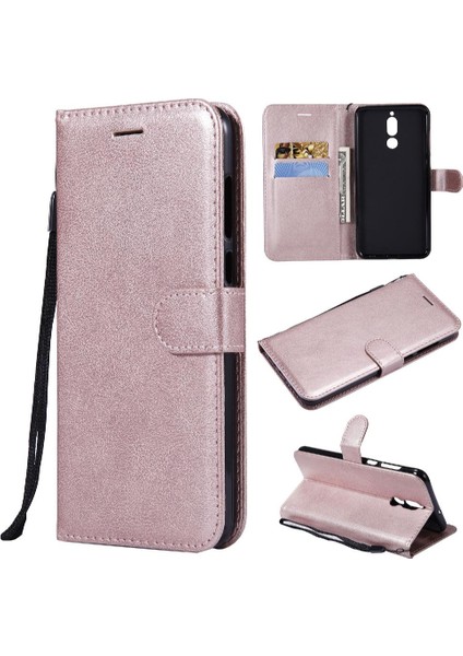 Huawei Mate 10 Lite Için Flip Case Kart Yuvası ile Yüksek Kaliteli Deri Kılıf (Yurt Dışından)