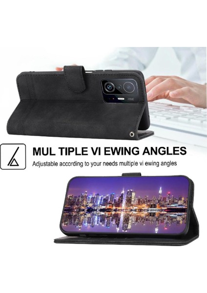 Xiaomi 11T/11T Pro Bileklik Premium Manyetik Kapatma Nakit Için Flip Case (Yurt Dışından)