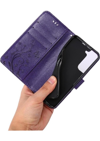 Samsung Galaxy S22 5g Kickstand Kart Tutucu Manyetik Kapatma Için Filp Durumda (Yurt Dışından) modelleri