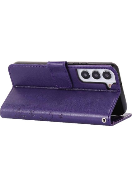 Samsung Galaxy S22 5g Kickstand Kart Tutucu Manyetik Kapatma Için Filp Durumda (Yurt Dışından) indirimleri