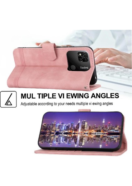 Xiaomi Redmi 10A Bileklik Premium Kart Yuvaları Için Flip Case Manyetik Nakit (Yurt Dışından)