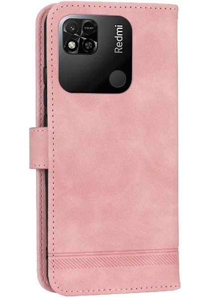 Xiaomi Redmi 10A Bileklik Premium Kart Yuvaları Için Flip Case Manyetik Nakit (Yurt Dışından)