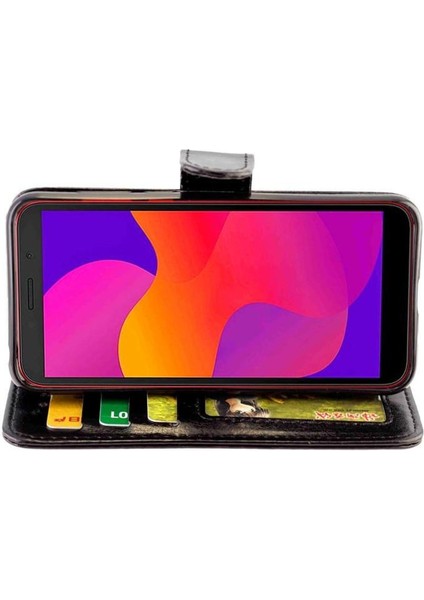 Onur 9s Kickstand Darbeye Pu Deri Kart Tutucu Için Flip Case (Yurt Dışından) modelleri