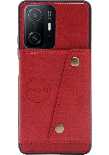 Cüzdan Kılıf Için Xiaomi 11T/11T Pro Cüzdan Kılıf Darbeye Koruyucu Kart (Yurt Dışından)