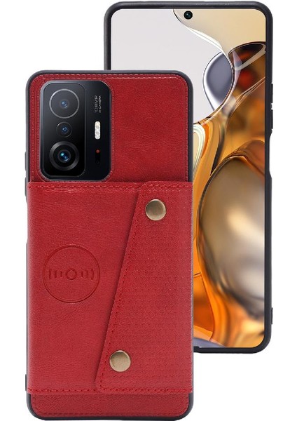 Cüzdan Kılıf Için Xiaomi 11T/11T Pro Cüzdan Kılıf Darbeye Koruyucu Kart (Yurt Dışından)