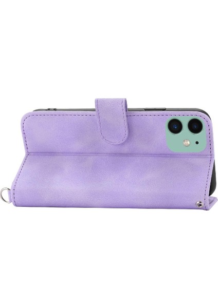 Iphone 12 Için Flip Case Pro Max Çoklu Kredi Kartı Yuvaları Kabartmalı (Yurt Dışından)