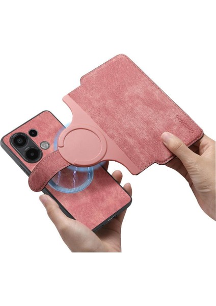 Xiaomi Redmi Not 13 Için Flip Case 4g Cüzdan Mıknatıs Koruyucu Malzeme (Yurt Dışından)