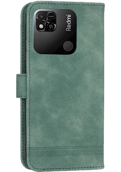Xiaomi Redmi 10A Bileklik Premium Kart Yuvaları Için Flip Case Manyetik Nakit (Yurt Dışından)