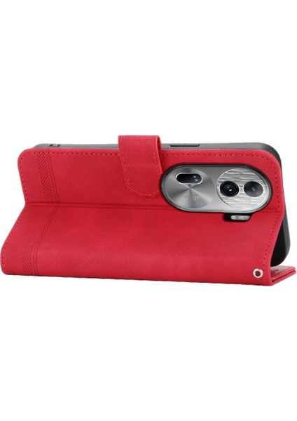 Oppo Oppo 11 Pro 5g Bileklik Kart Yuvaları Manyetik Kapatma Için Flip Case (Yurt Dışından)