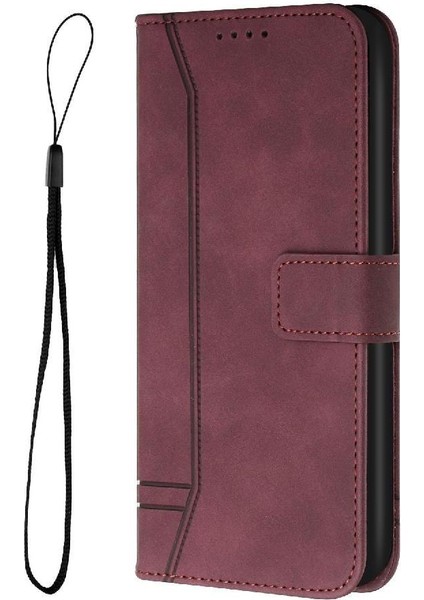 Telefon Kılıfı Için Oppo Oppo 10 Pro 5g Flip Folio Cüzdan Pu Deri Manyetik (Yurt Dışından)
