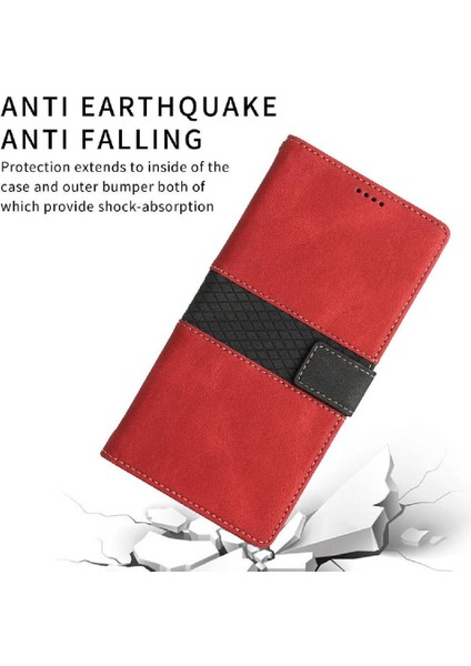 Samsung Galaxy A15 5g Için Cüzdan Durumda Çizilmeye Dayanıklı Kickstand Bilek (Yurt Dışından)