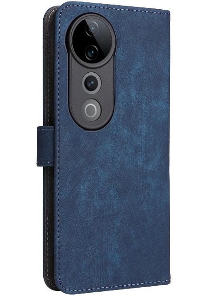 Vivo S19 Pro 5g Flip Folio Cüzdan Manyetik Kapatma Rfıd Engelleme Için Kılıf (Yurt Dışından)