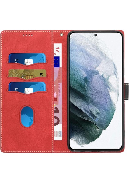 Samsung Galaxy S22 Artı 5g Çizilmeye Dayanıklı Kart Yuvası Için Cüzdan Kılıf (Yurt Dışından)