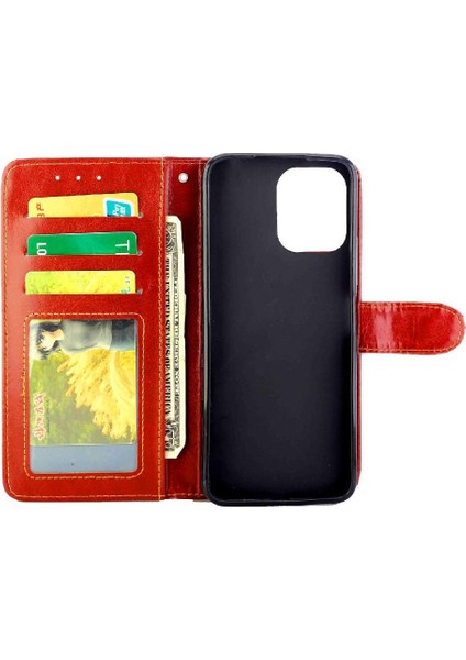Xiaomi Redmi Için Flip Case 12 4g Kart Tutucu Kickstand Pu Deri Kapatma (Yurt Dışından)