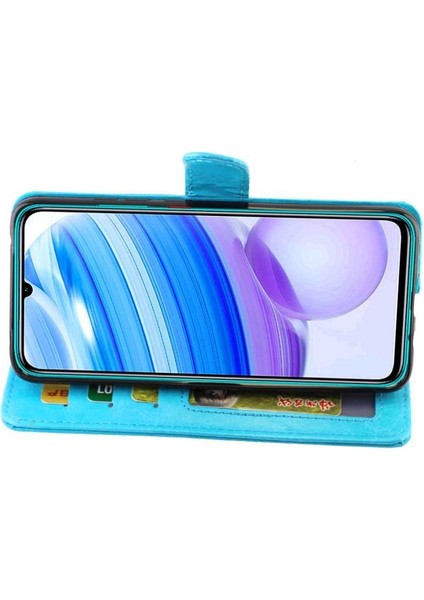 Xiaomi Redmi 10X Pro 5g Için Flip Case Pu Deri Darbeye Kart Tutucu (Yurt Dışından)