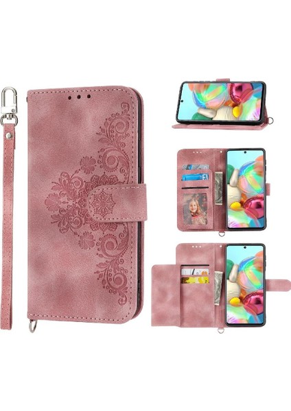 Samsung Galaxy A71 4g Çoklu Kredi Kartı Yuvaları Için Flip Case Kabartmalı (Yurt Dışından) modelleri