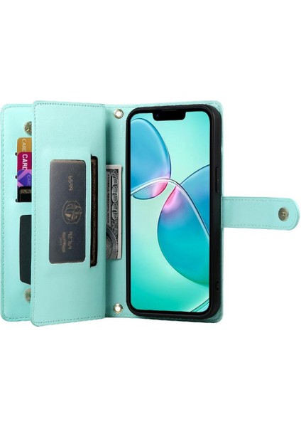 IPhone Se 2024 Cüzdan Bölmesi Bilek Kayışı Kickstand Kart Için Flip Case (Yurt Dışından) fırsatları