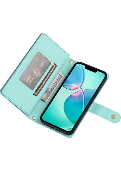 IPhone Se 2024 Cüzdan Bölmesi Bilek Kayışı Kickstand Kart Için Flip Case (Yurt Dışından) indirimleri