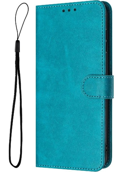 Toka Saf Renk Pu ile Kart Yuvası ile IPhone 12 Pro Max Için Flip Case (Yurt Dışından)