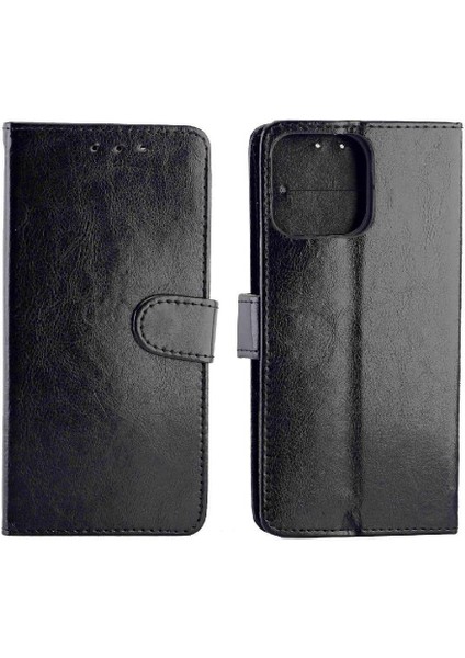 IPhone 13 Için Flip Case Pro Max Kart Tutucu Pu Deri Darbeye Kapatma (Yurt Dışından)
