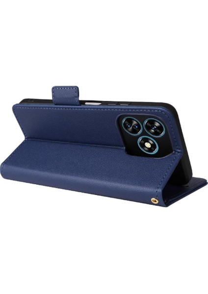Oukitel C51 Manyetik Cüzdan Kart Yuvaları Tutucu Pu Deri Için Flip Case (Yurt Dışından)