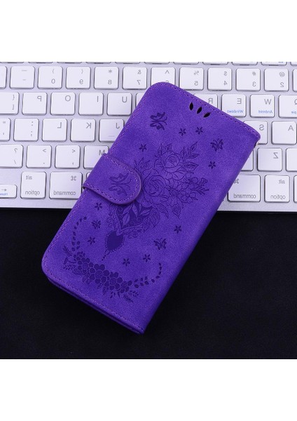 Motorola Kenar 50 Ultra Cüzdan Durumda Kabartma Gül Çiçekler Flip Pu (Yurt Dışından) modelleri