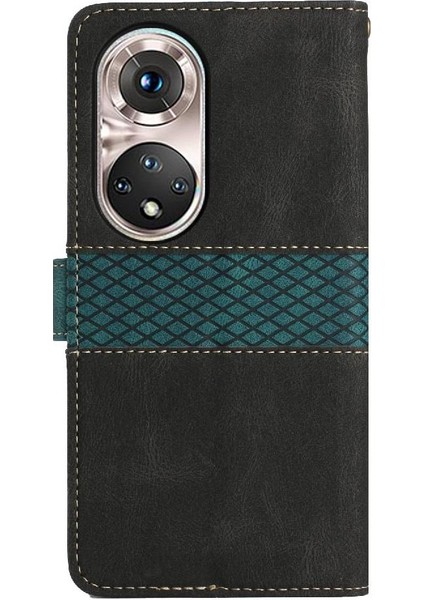 Cüzdan Kılıf Için Huawei P50 Pro Kart Yuvası Bilek Kayışı Çizilmeye Dayanıklı (Yurt Dışından) indirimleri