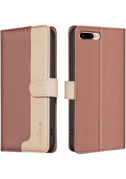 IPhone 6 Için Flip Case Artı/6s Artı Rfıd Engelleme Kickstand Darbeye Tpu (Yurt Dışından)