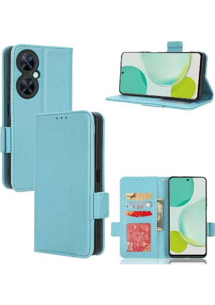 Huawei Nova 11I Için Kılıf Yan Toka Kart Yuvaları Tutucu Pu Deri Manyetik (Yurt Dışından)