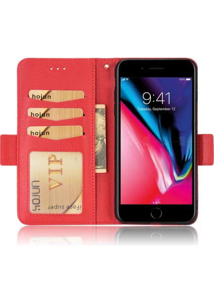 Iphone 6 Için Kılıf Artı/6s Artı Kart Yuvaları Tutucu Yan Toka Cüzdan Pu (Yurt Dışından) fırsatları