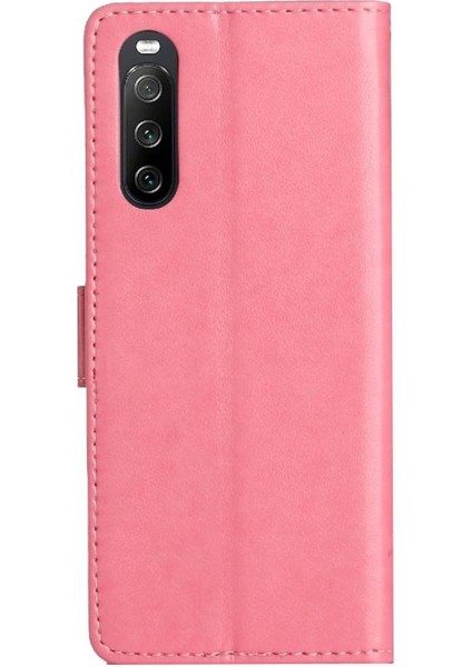 Sony Xperia 10 Iv Için Filp Durumda Manyetik Kapatma Bilek Kayışı Kickstand Pu (Yurt Dışından) indirimleri