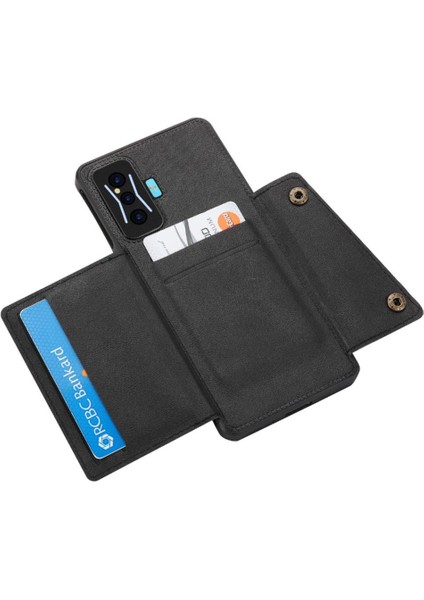 Cüzdan Kılıf Için Xiaomi Poco F4 Gt Darbeye Koruyucu Kart Tutucu Buit (Yurt Dışından)