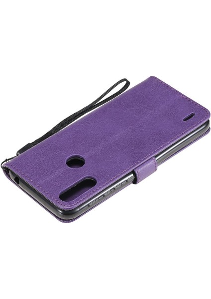 Motorola Moto E7 Güç Iş Cüzdan Telefon Kılıfı Için Kart ile Flip Case (Yurt Dışından)