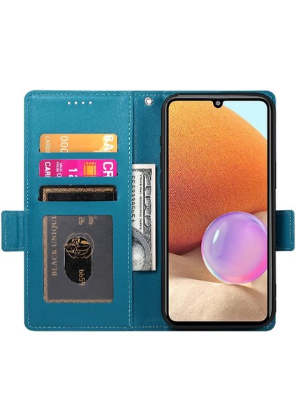 Samsung Galaxy A32 4g Flip Kart Yuvaları Cüzdan Günlük Kullanım Için Flip Case (Yurt Dışından)