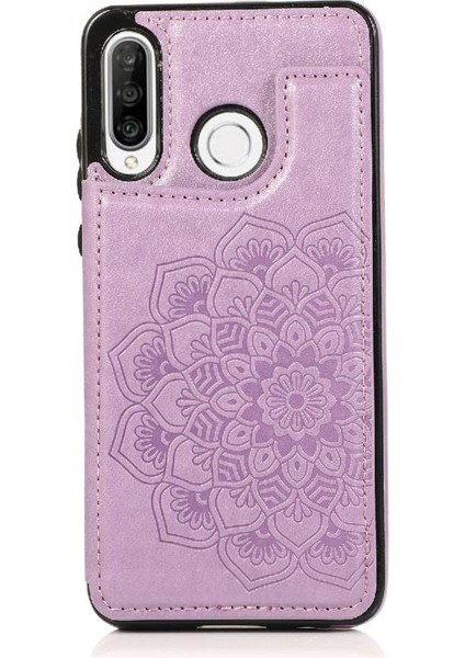 Huawei P30 Lite Flip Darbeye Dayanıklı Desen Için Kart Tutucu Kılıf ile Cüzdan (Yurt Dışından) fırsatları