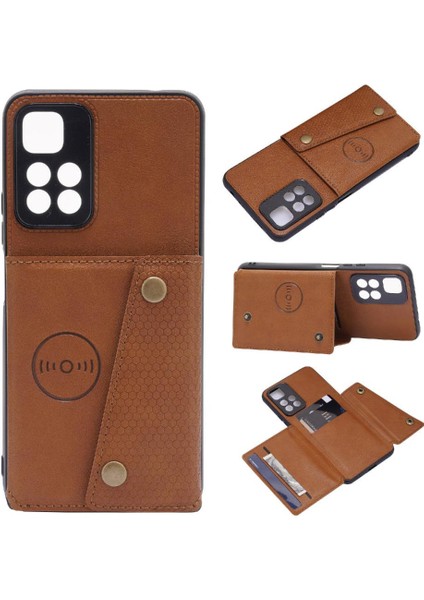 Cüzdan Kılıf Için Xiaomi Redmi Not 11S 5g Kickstand Kart Tutucu Cüzdan Kılıf (Yurt Dışından) fiyatları